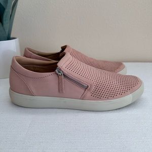 New Hotter Daisy Antique Pink Suede Zip Ortholite Sneakers Women’s UK7.5 US9.5